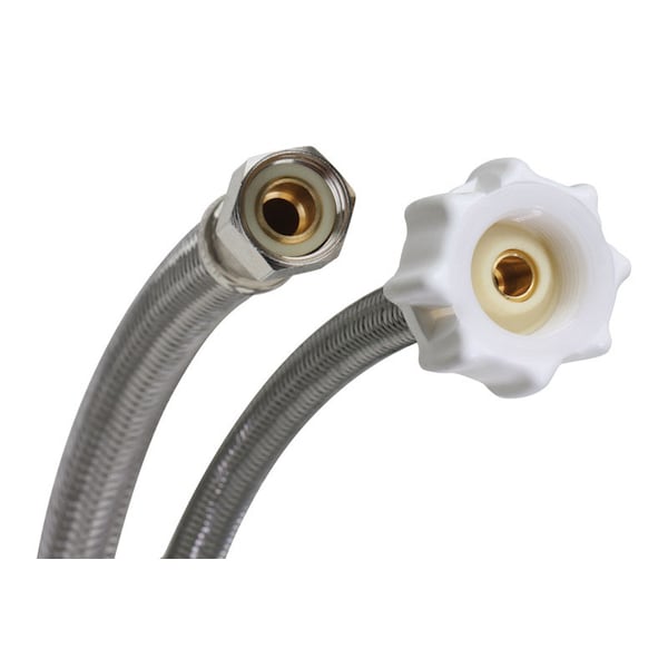 Fluidmaster Fluidmaster 3/8 in. Compression X 7/8 in. D Ballcock 20 in. Braided Stainless Steel Toilet Supply Li B1T20CS - main